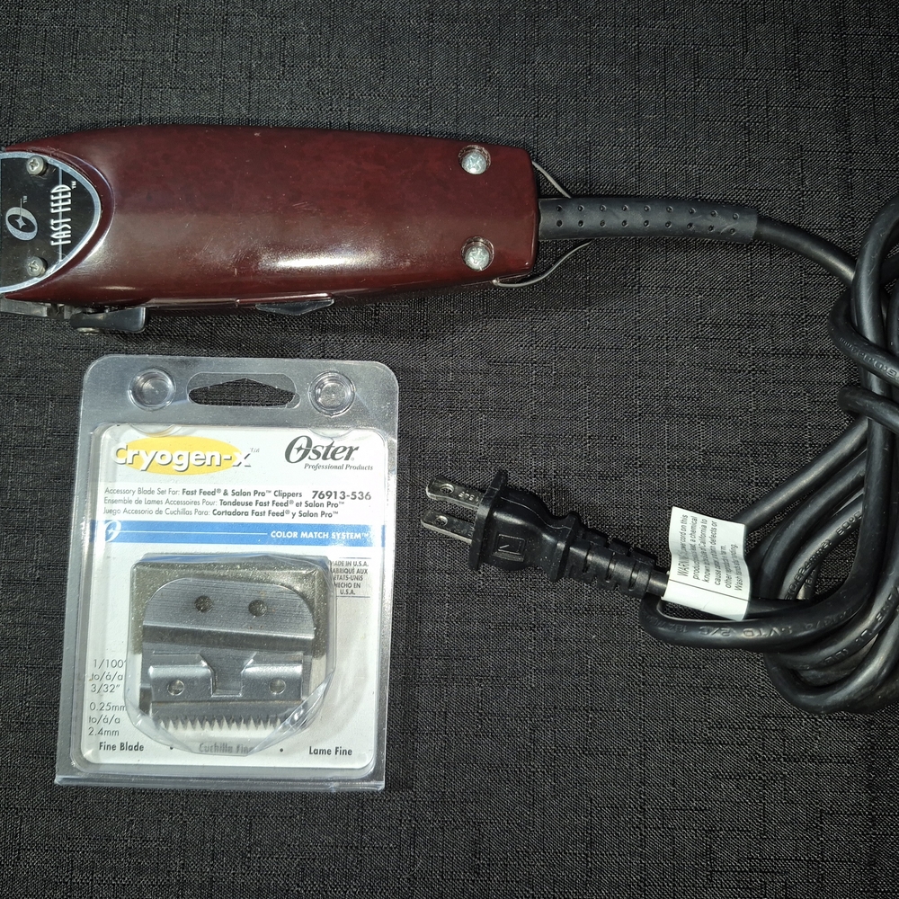 Andis Maroon Professional Hair Clipper with Blade